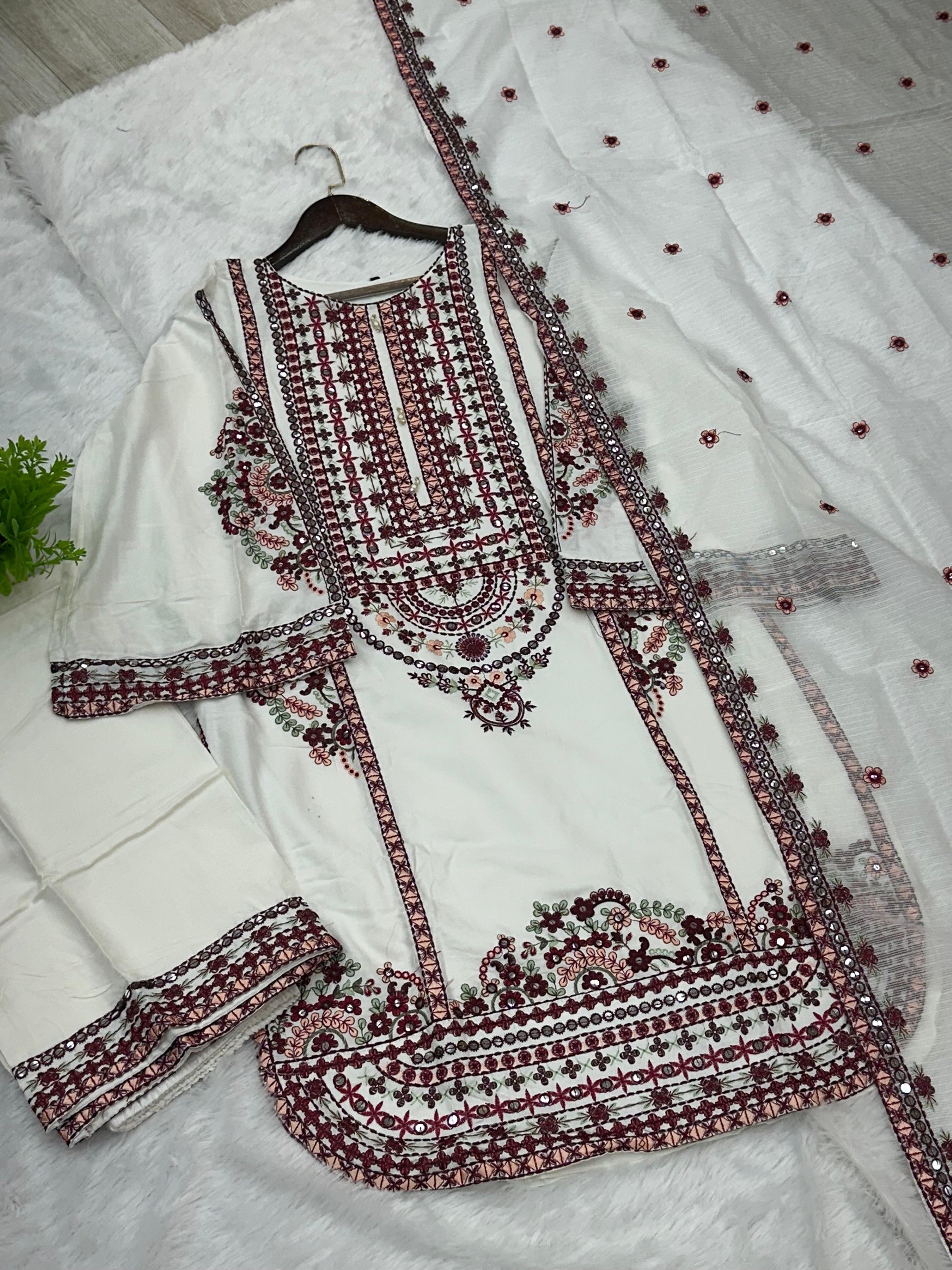 789 Readymade Pakistani Rayom Coord-Set