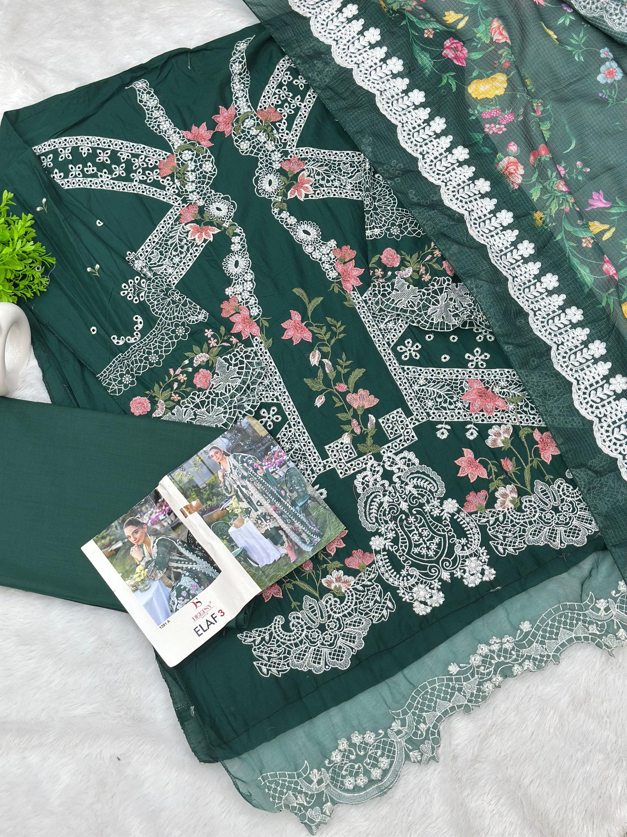 972 Elaf Unstitched Pakistani Suit