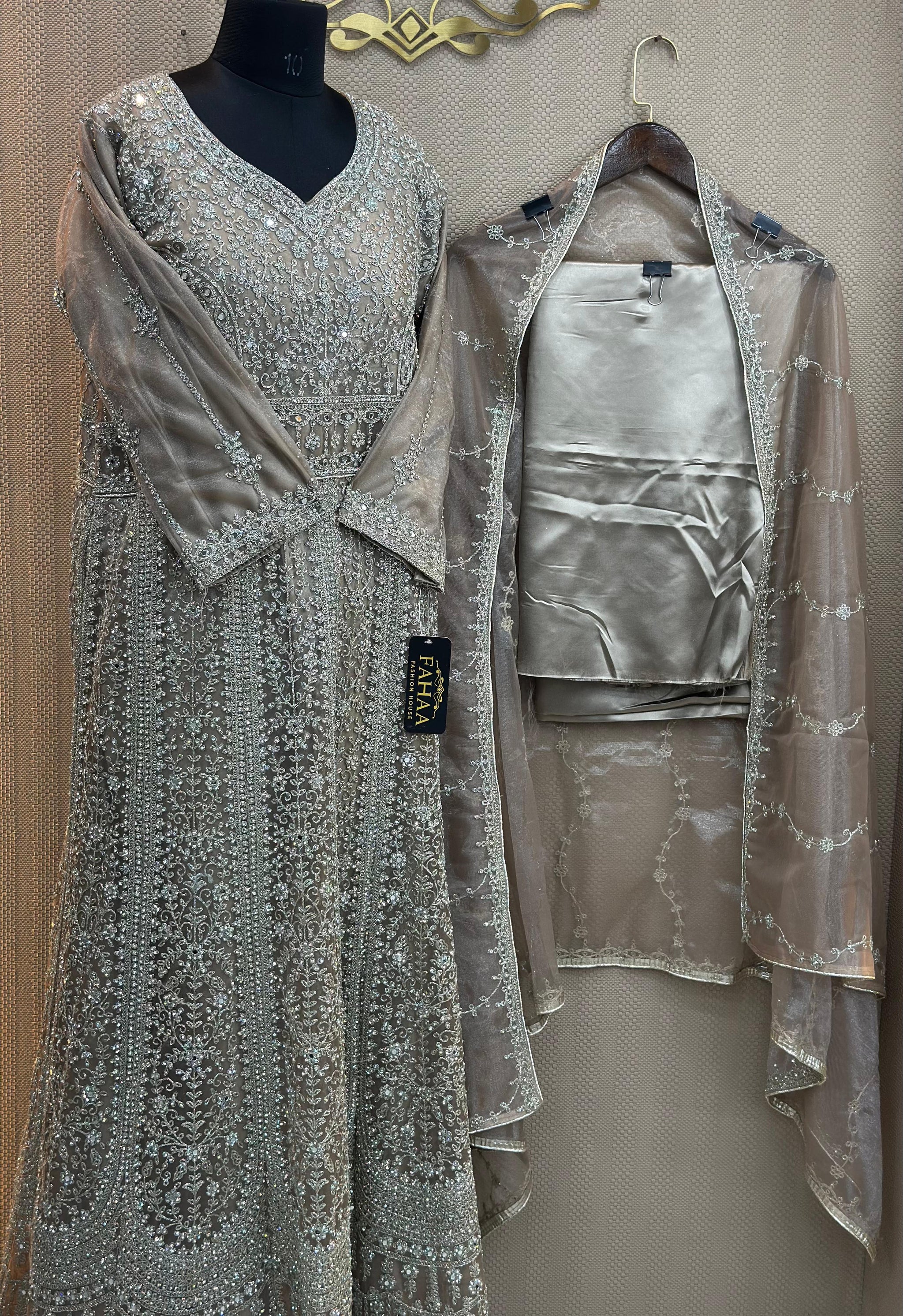 862 Readymade Anarkali Gown