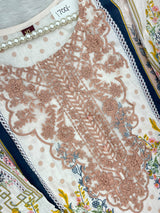 1498 Pakistani Heavy Lawn Suit - 1