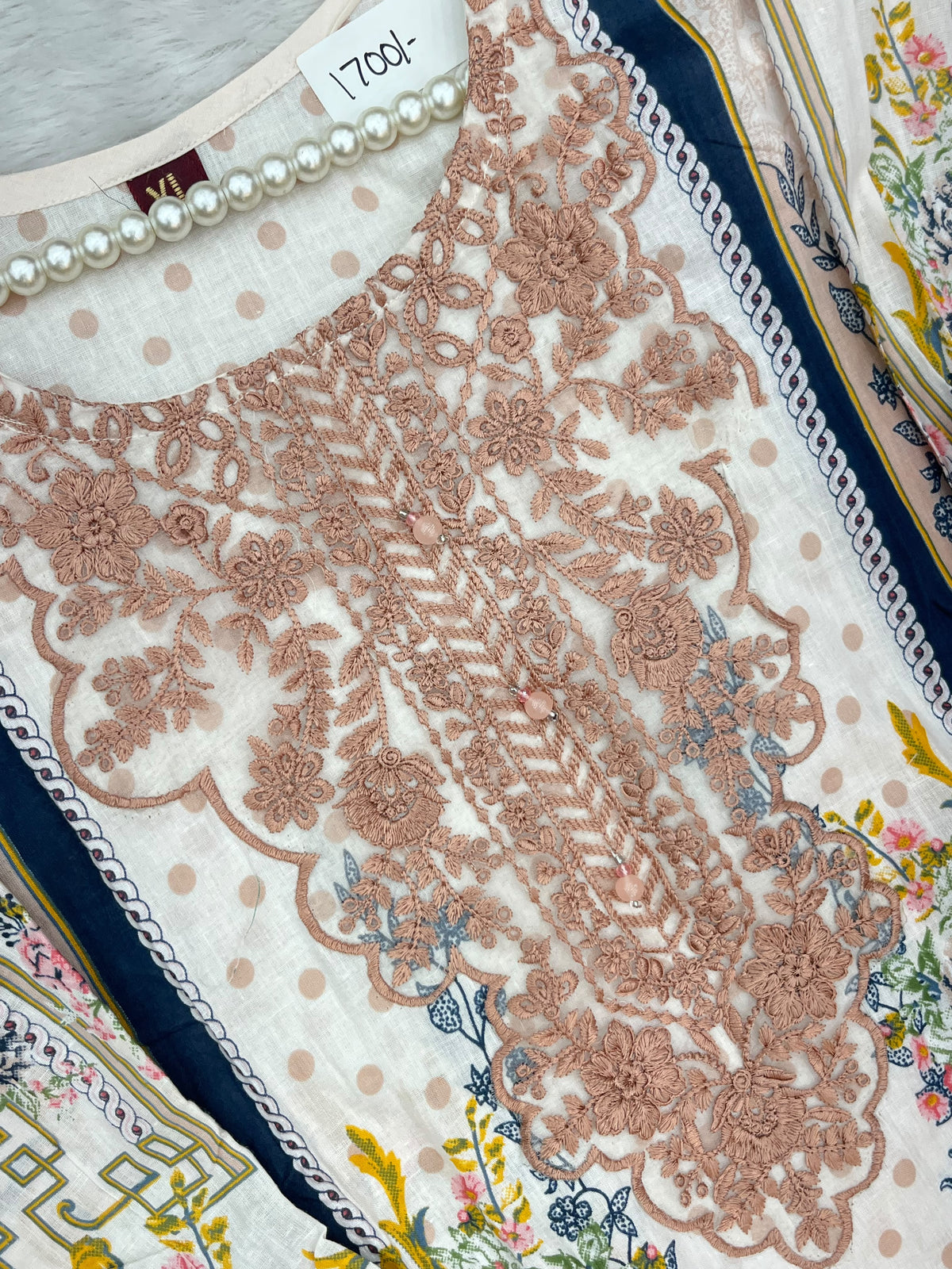 1498 Pakistani Heavy Lawn Suit - 1
