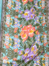 1449 Pakistani Embroidered Suit - Aqua Blue