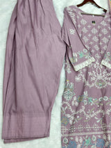 676 Pakistani Lawn Farshi Suit