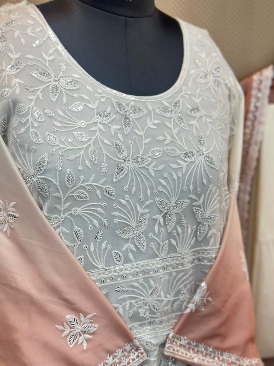 864 Readymade Anarkali Gown