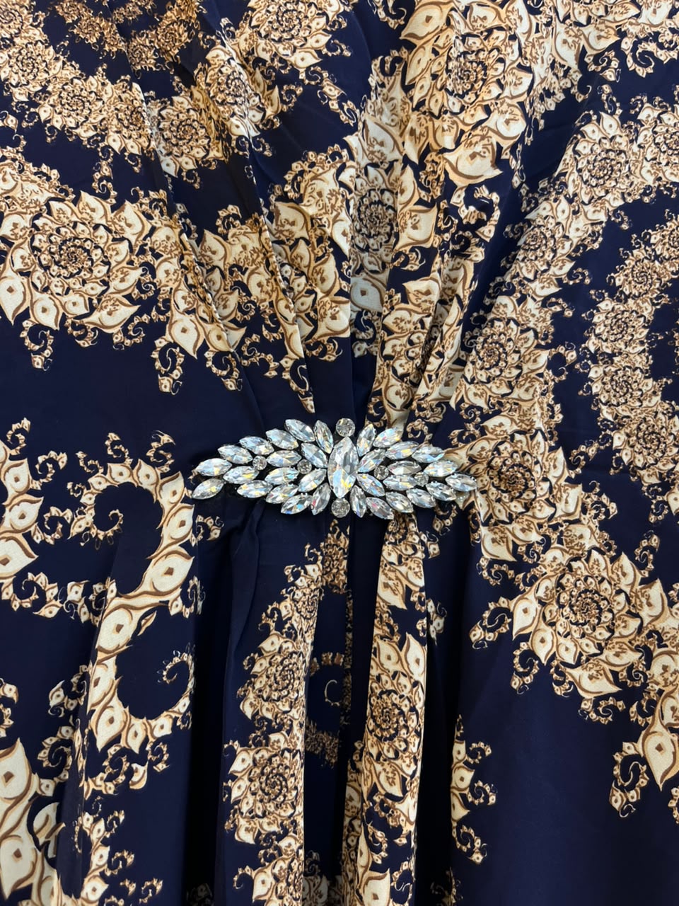 1201 Kaftan Coord Set - Royal Blue