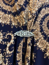 1201 Kaftan Coord Set - Royal Blue