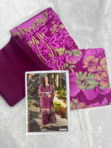 1042 Unstitched Casual Cotton Suit