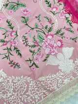 965 Unstitched Pakistani Embroidered Suit