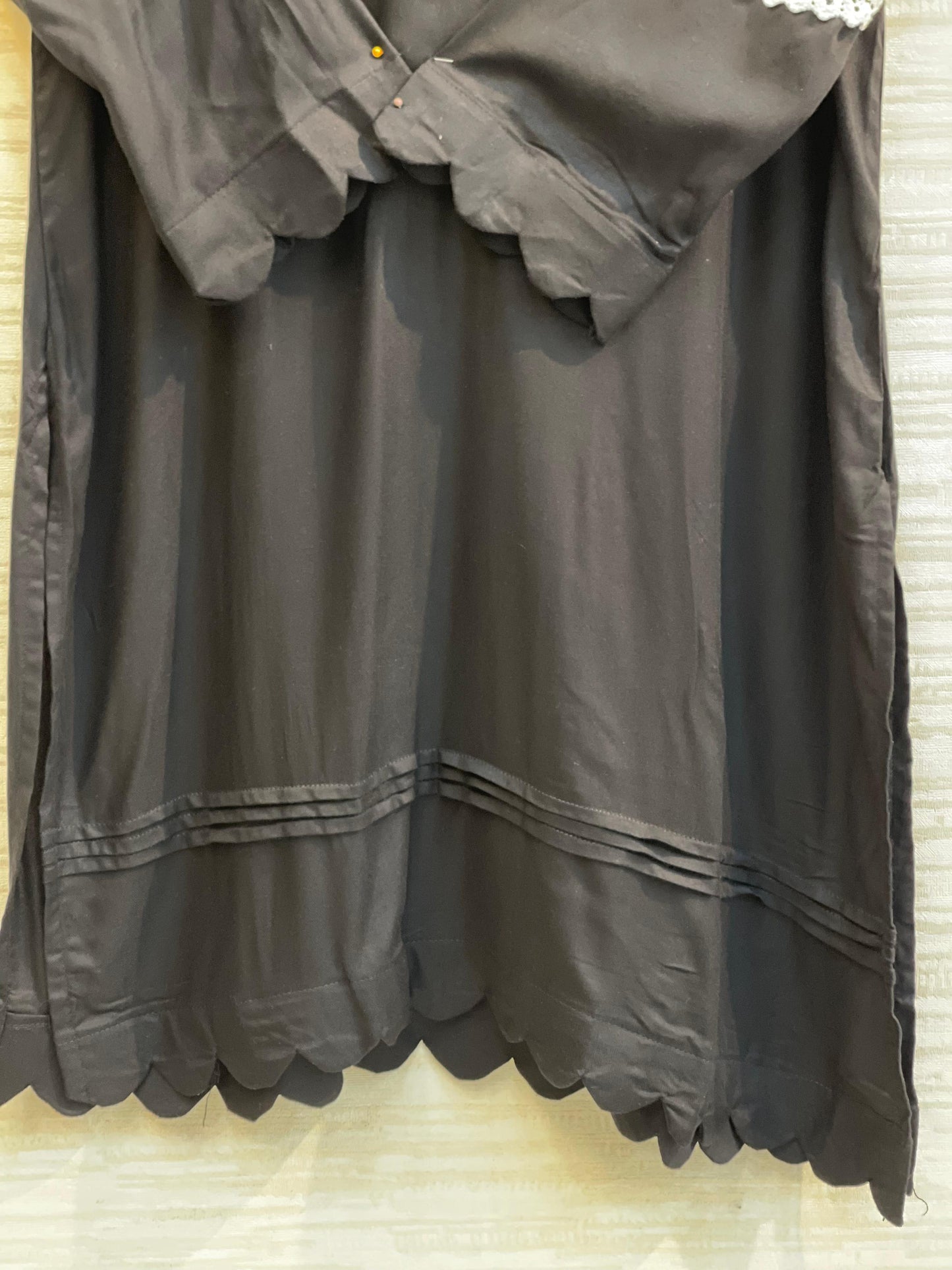 507 Black - Lace Trimmed Cordset