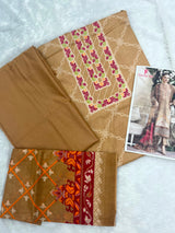 1040 Unstitched Casual Cotton Suit
