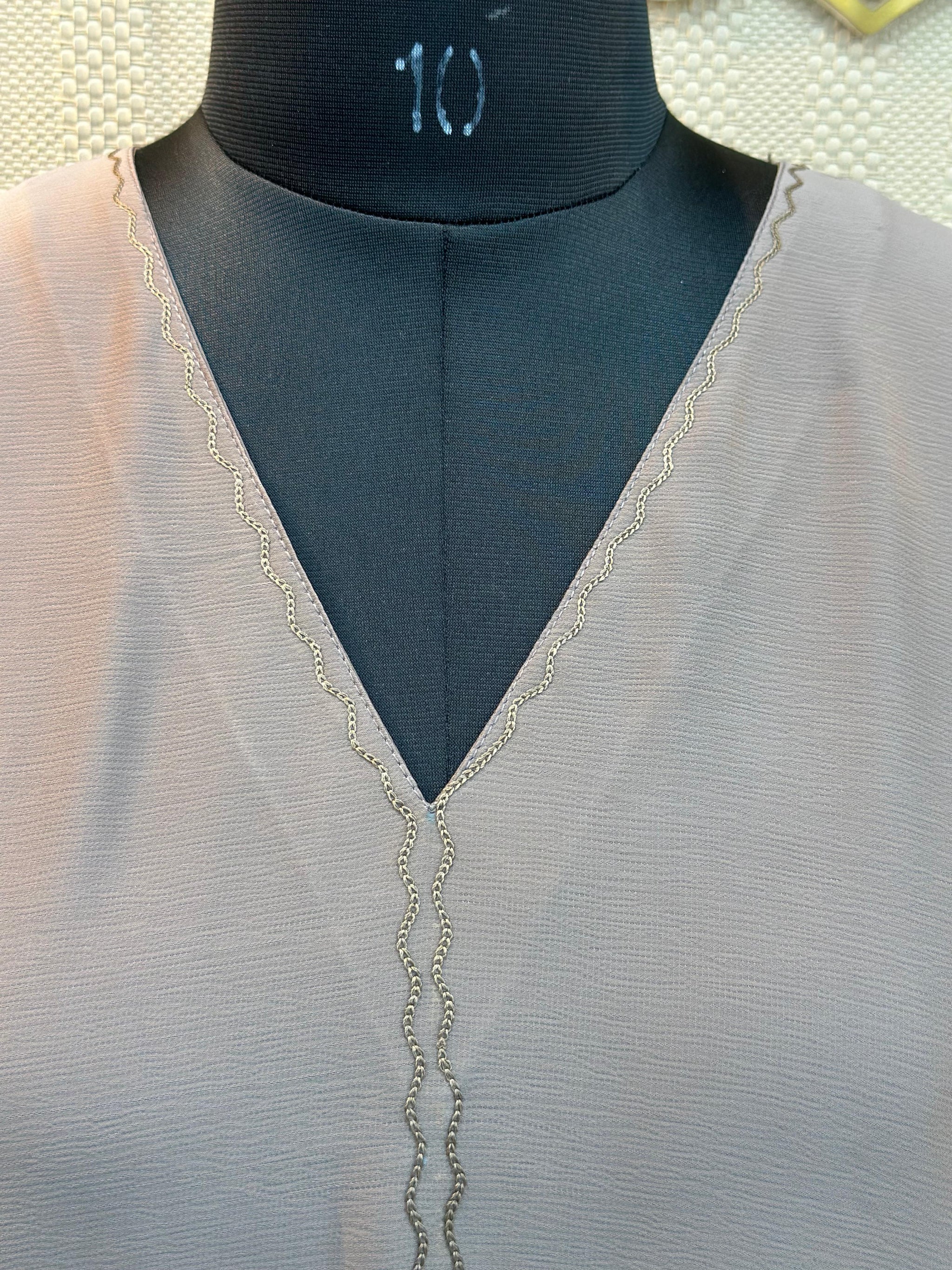 649 The Premium Abaya - Greige