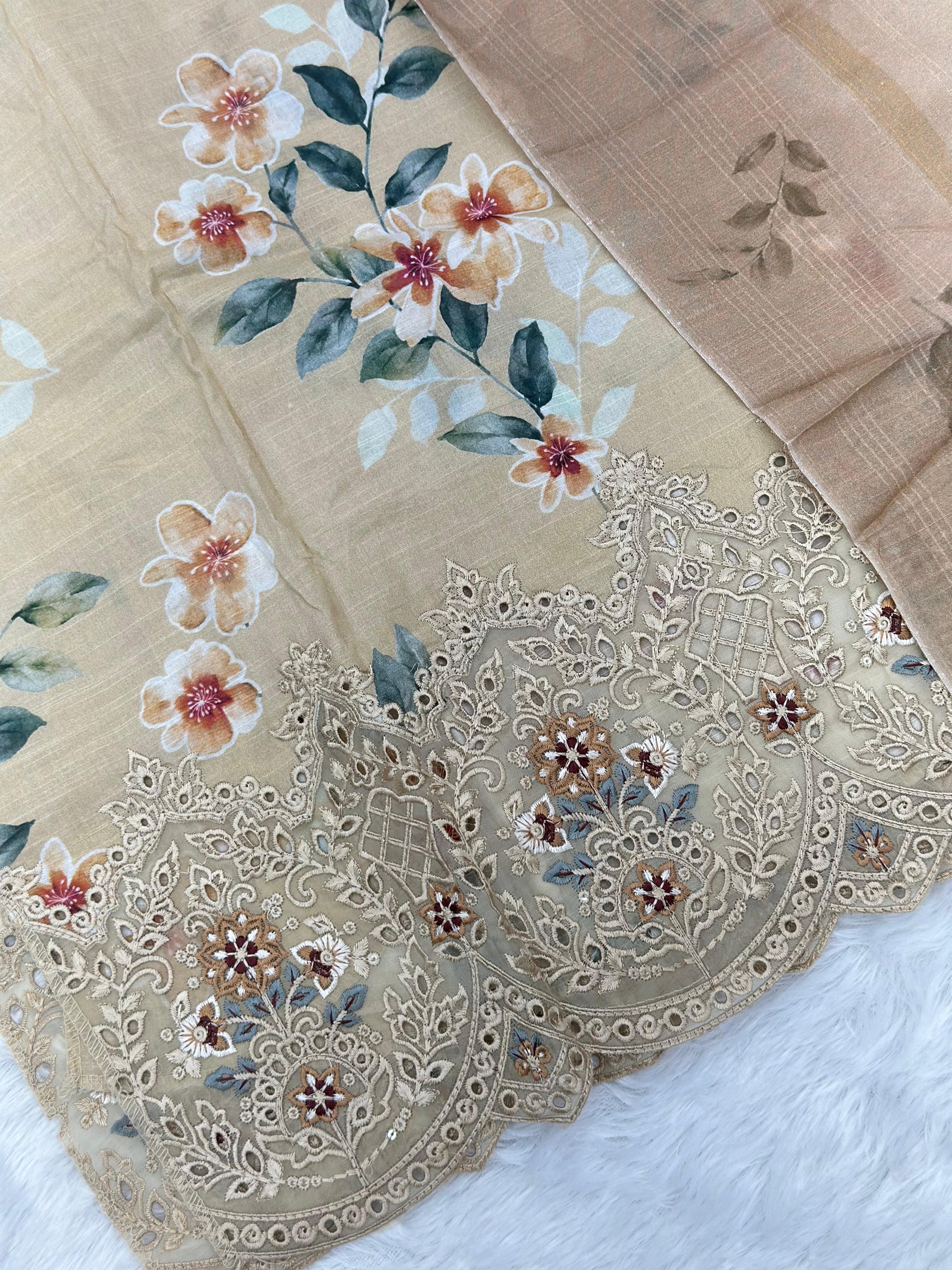 889 Unstitched OG Areeba by Tawakkal Fabrics Embroidered Lawn Suit