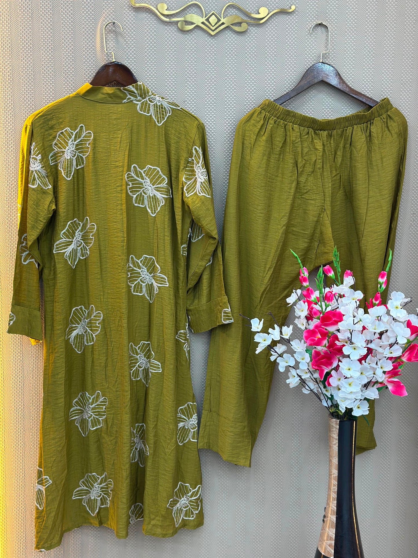 925 Modest Long Coord-Set -  Mustard