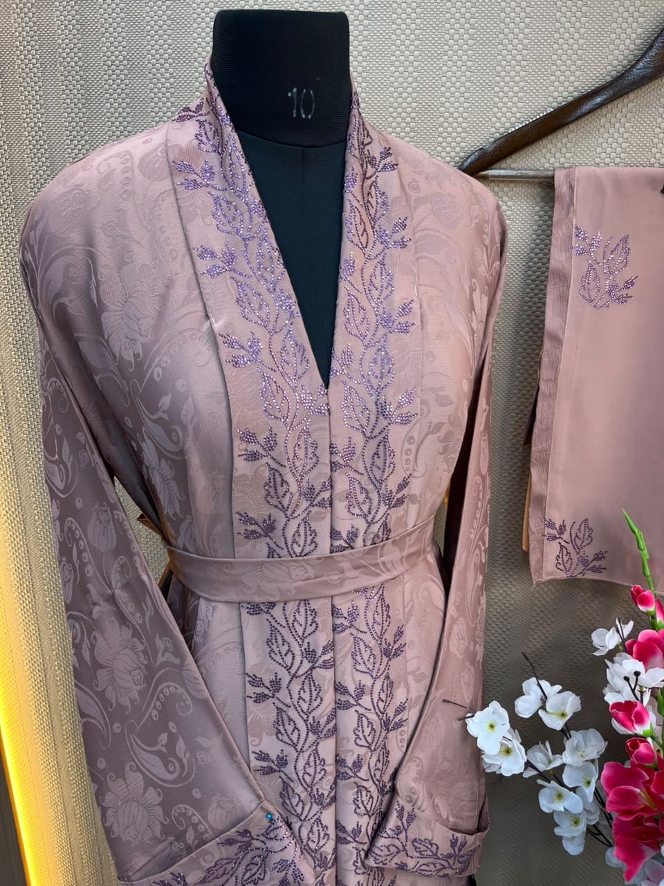 1124 The Premium Abaya - Rose Taupe