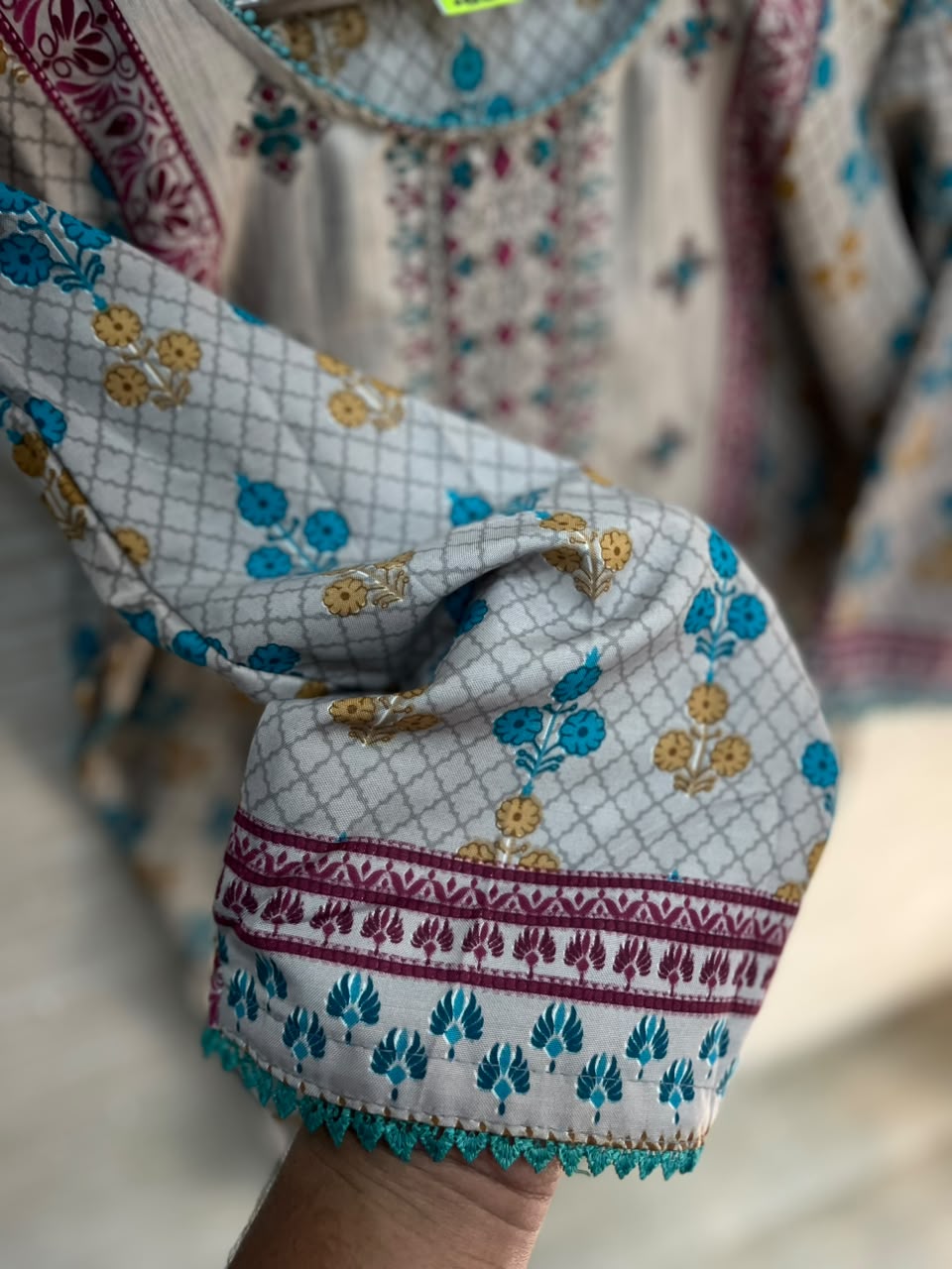 1102 Pakistani Embroidered Suit