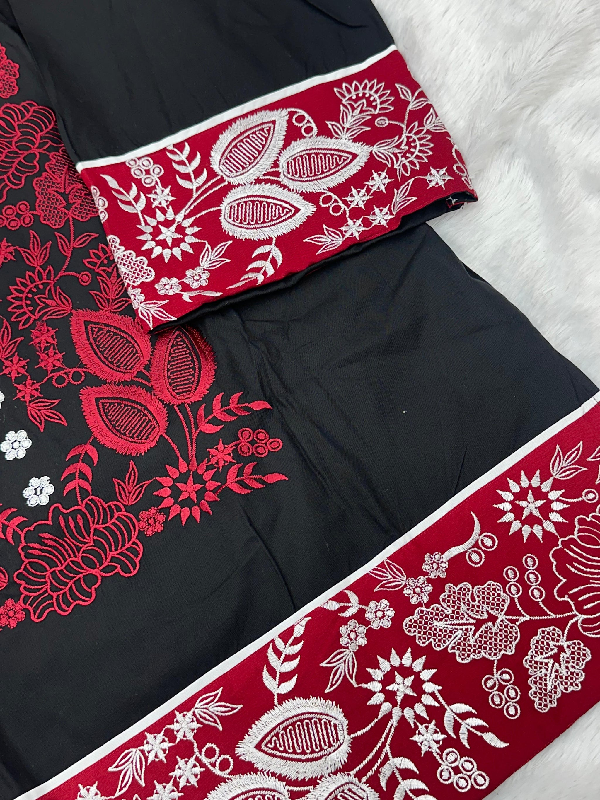 1096 Readymade Customize Embroidered 2-Pcs Coordset