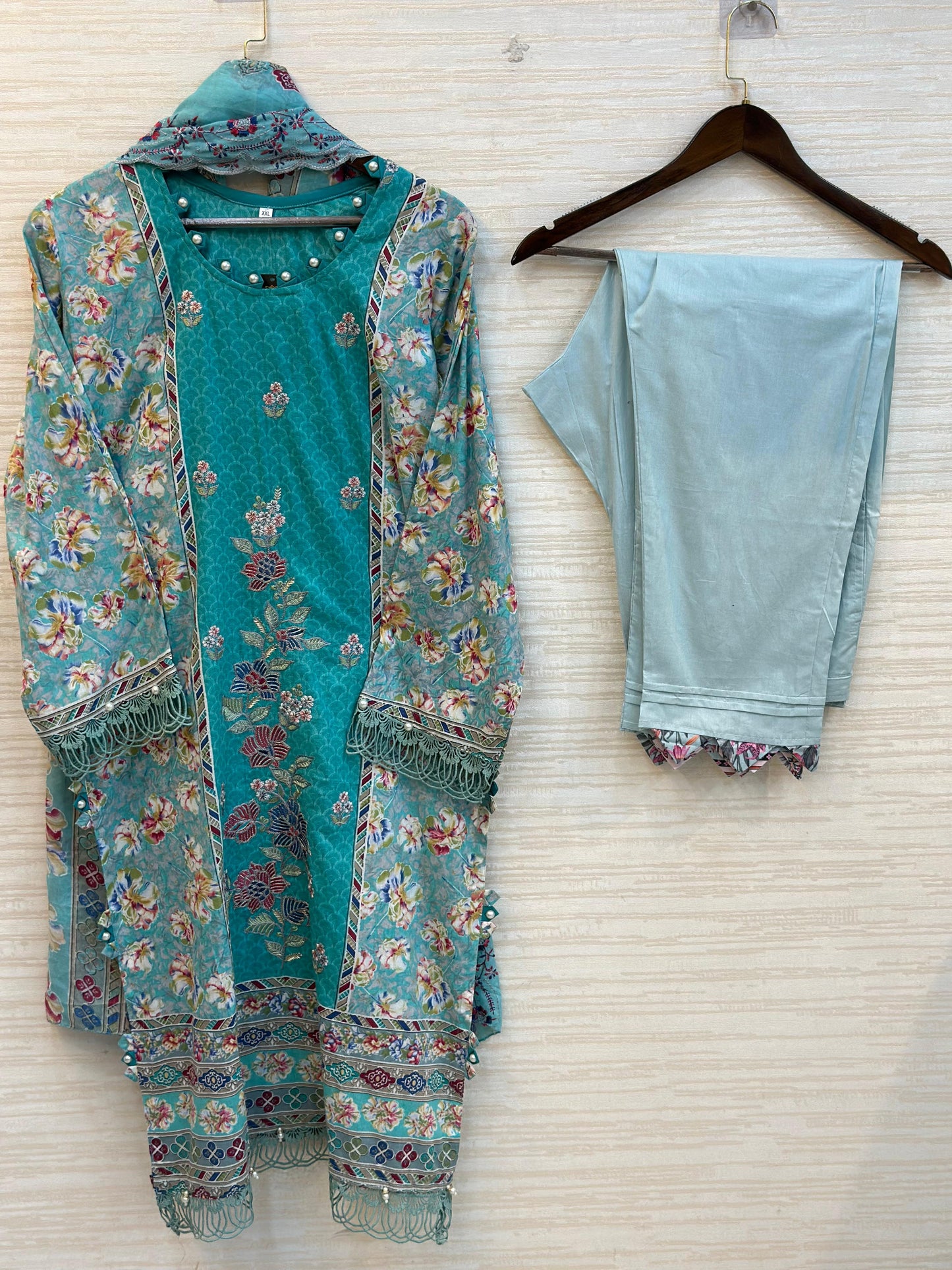 404 Floral Lawn Suit