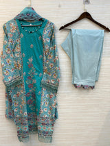 404 Floral Lawn Suit