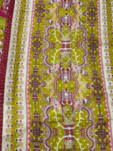 1449 Pakistani Embroidered Suit - Mehndi Green