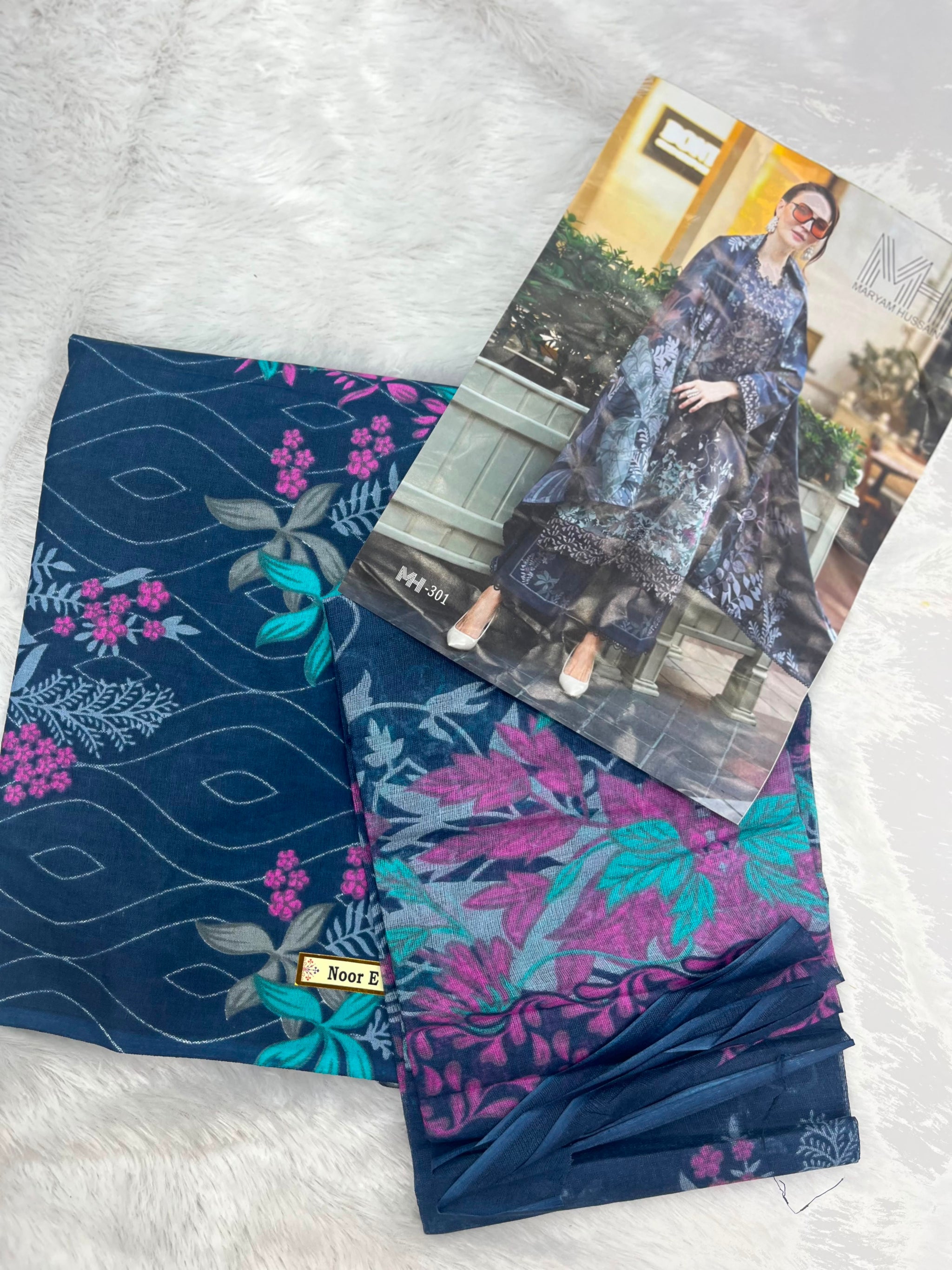 1017 Unstitched Casual Cotton Suit