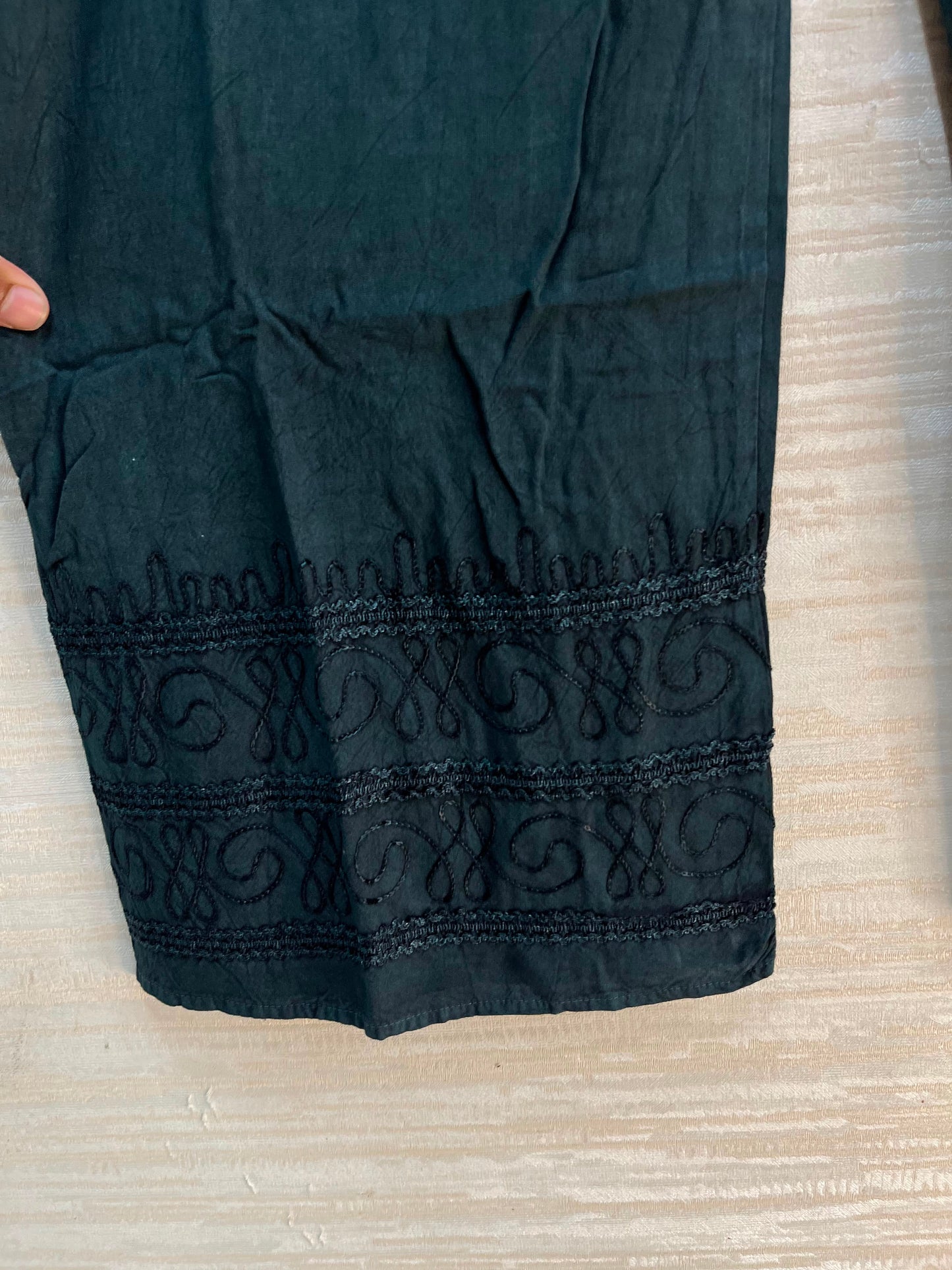 1100 Kashmiri Embroidered Coord Set - Bottle Green