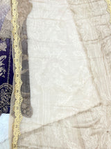 1327 Maria-B Pakistani Lawn Suit - Purple