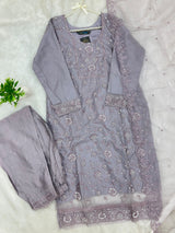 1432 Heavy Pakistani Partywear - Lilac