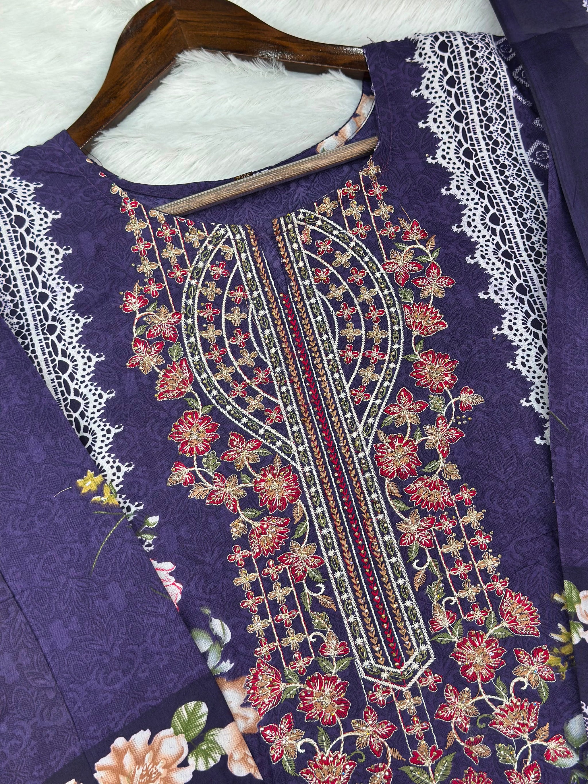 945 Pakistani Embroidered Suit