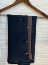 334 Midnight Pearl Embellished Abaya Set - Brown