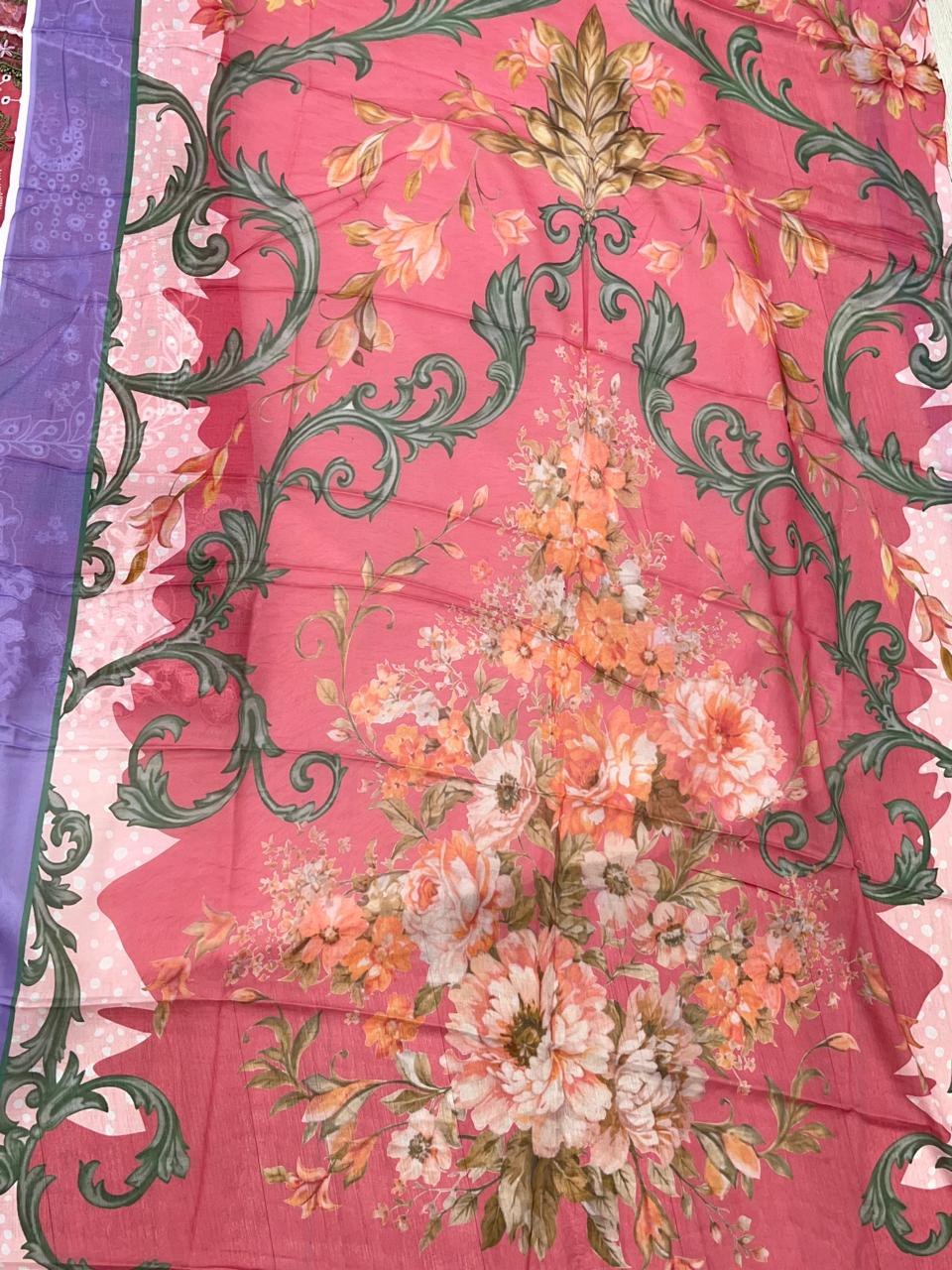 1372 Pakistani Embroidered Lawn Suit