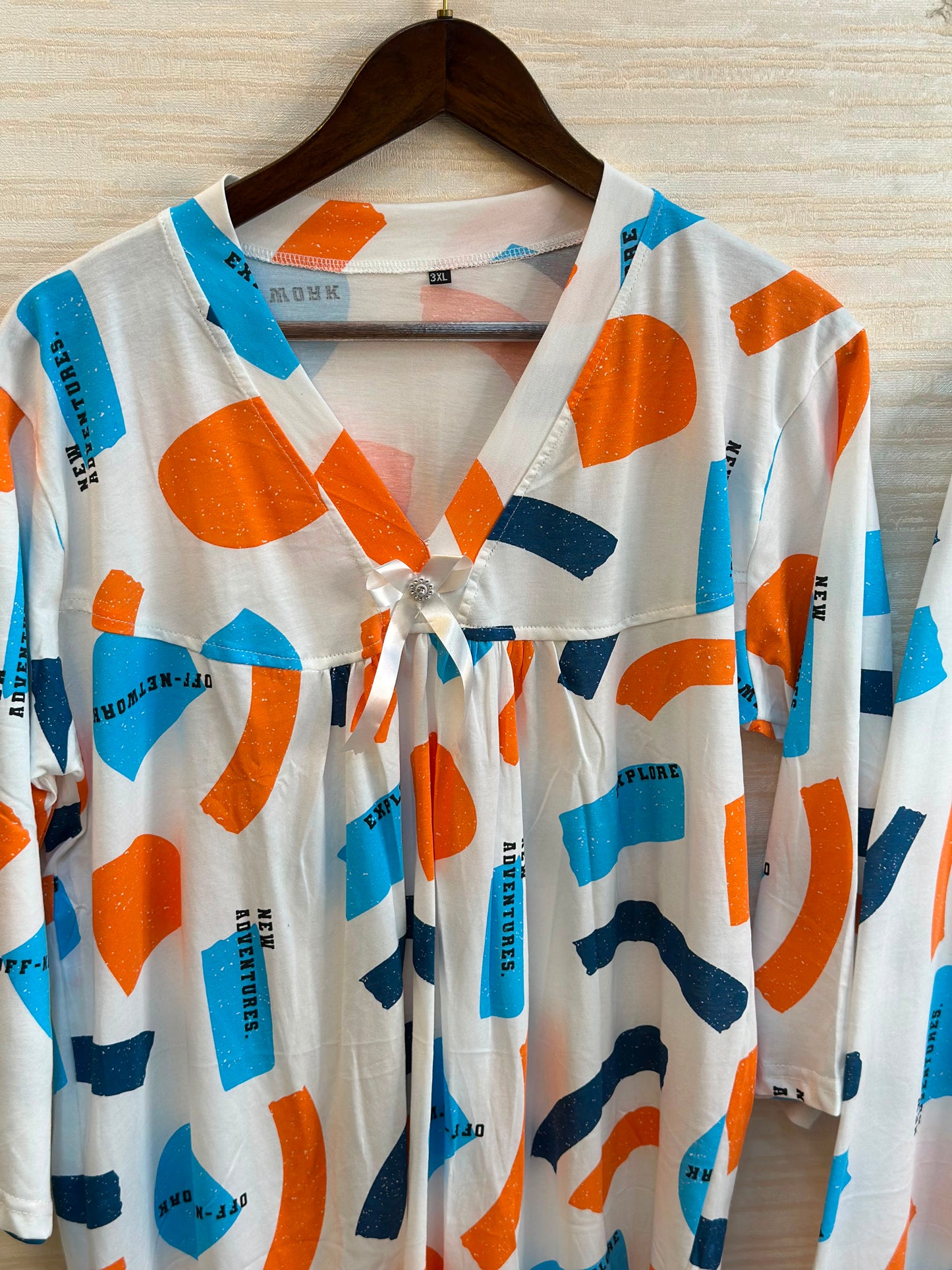 912 Soft Bow Nightwear