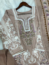 1294 Pakistani Embroidered Suit - Vandana Sobia Nazer