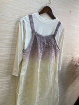 996 Floral Flare Coord Set - Lavender