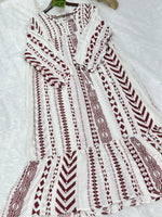 690 Casual Top - White | Red