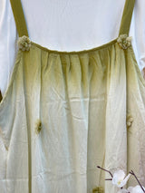 1015 Floral Flare Coord Set - Olive Green