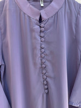 1062 Modest Mandarin Coord Set - Lilac
