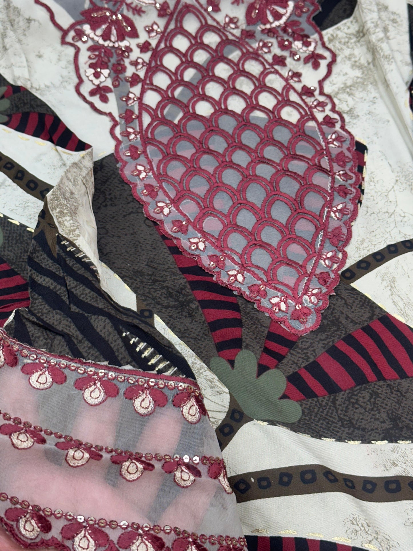 793 Readymade Pakistani Printed Coord-Set