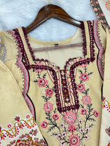 1293 Pakistani Embroidered Suit - Vandana Sobia Nazer