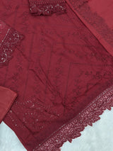 840 Adan Libas Pakistani Unstitched Lawn Suit