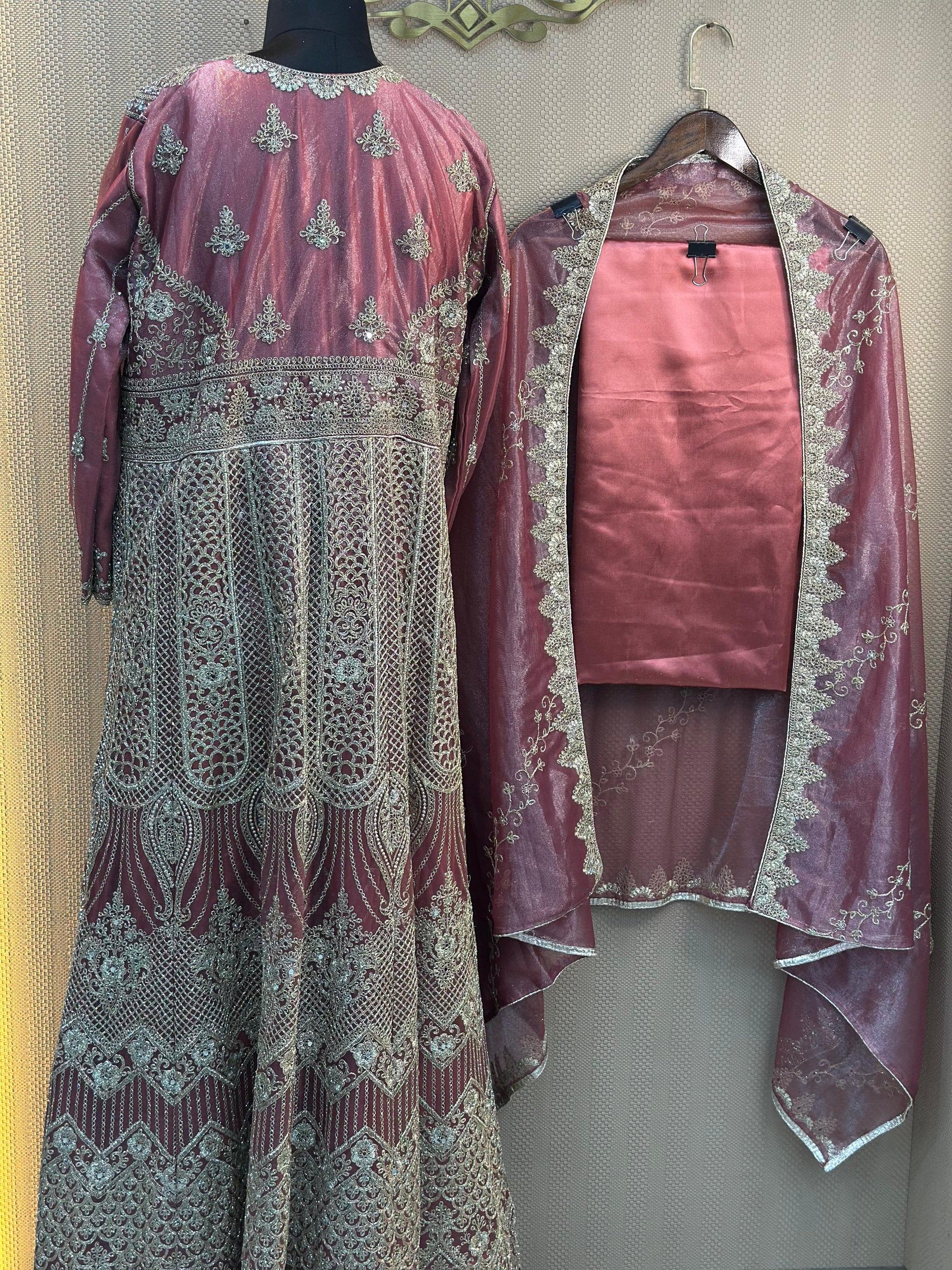 860 Readymade Anarkali Gown