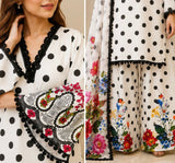 1355 Polka-Dot Floral Coordset